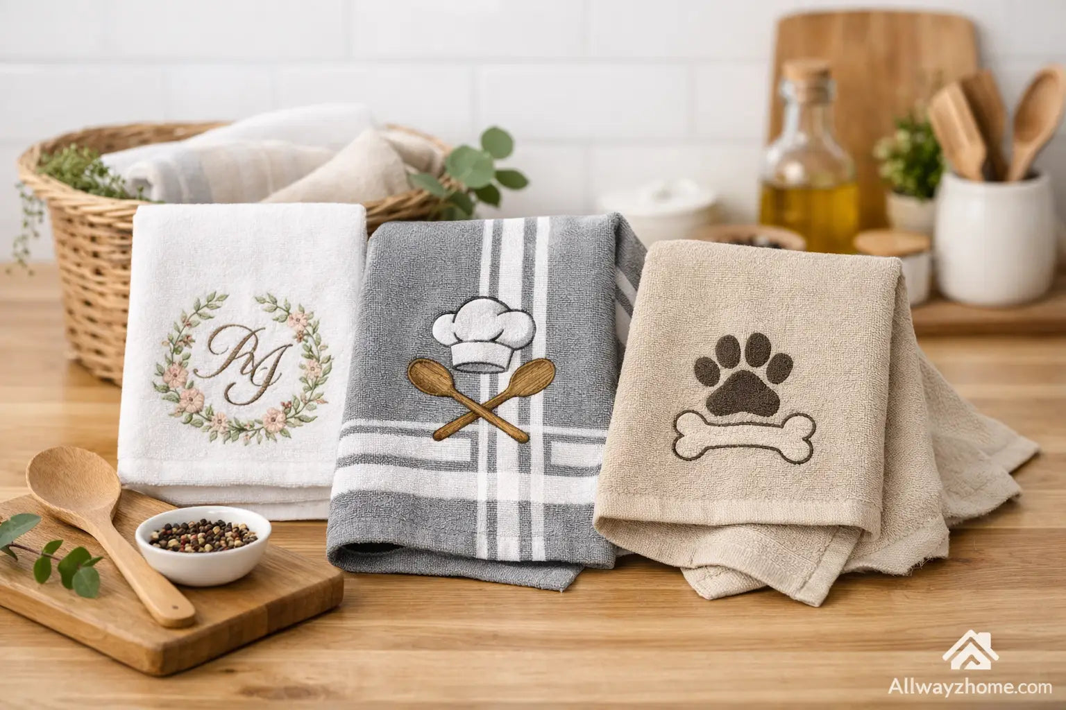 How to Personalize Kitchen Towels With Style