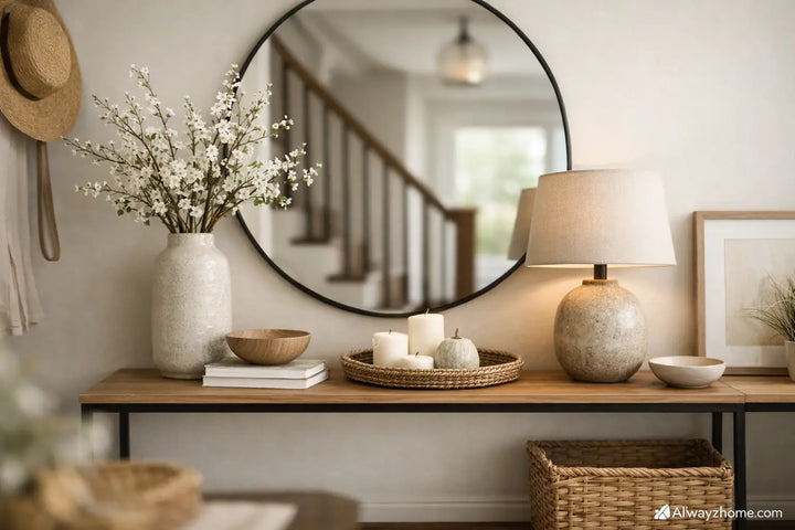 How to Style Entryway Console Decor Beautifully