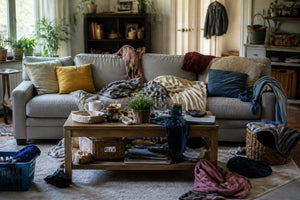 How to Fix a Cluttered Living Room with Simple Decor