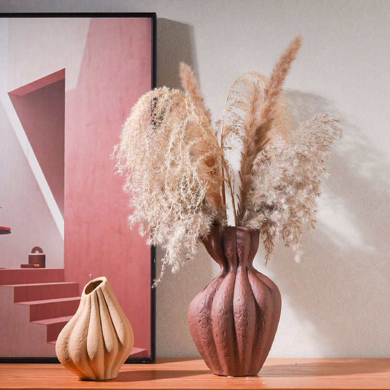 Soft Decoration With Misty Style Ceramic Vase
