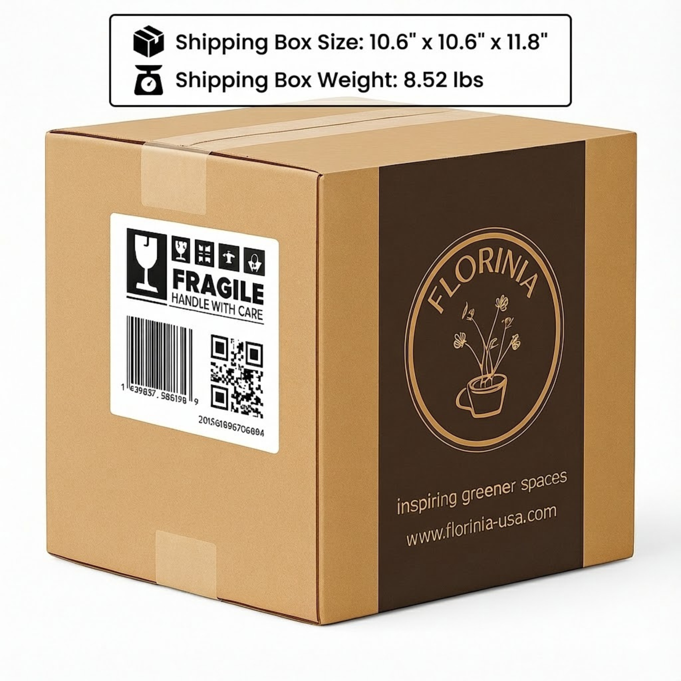 3-Piece White Ceramic Planter Pot Set with Fluted Design & Saucers