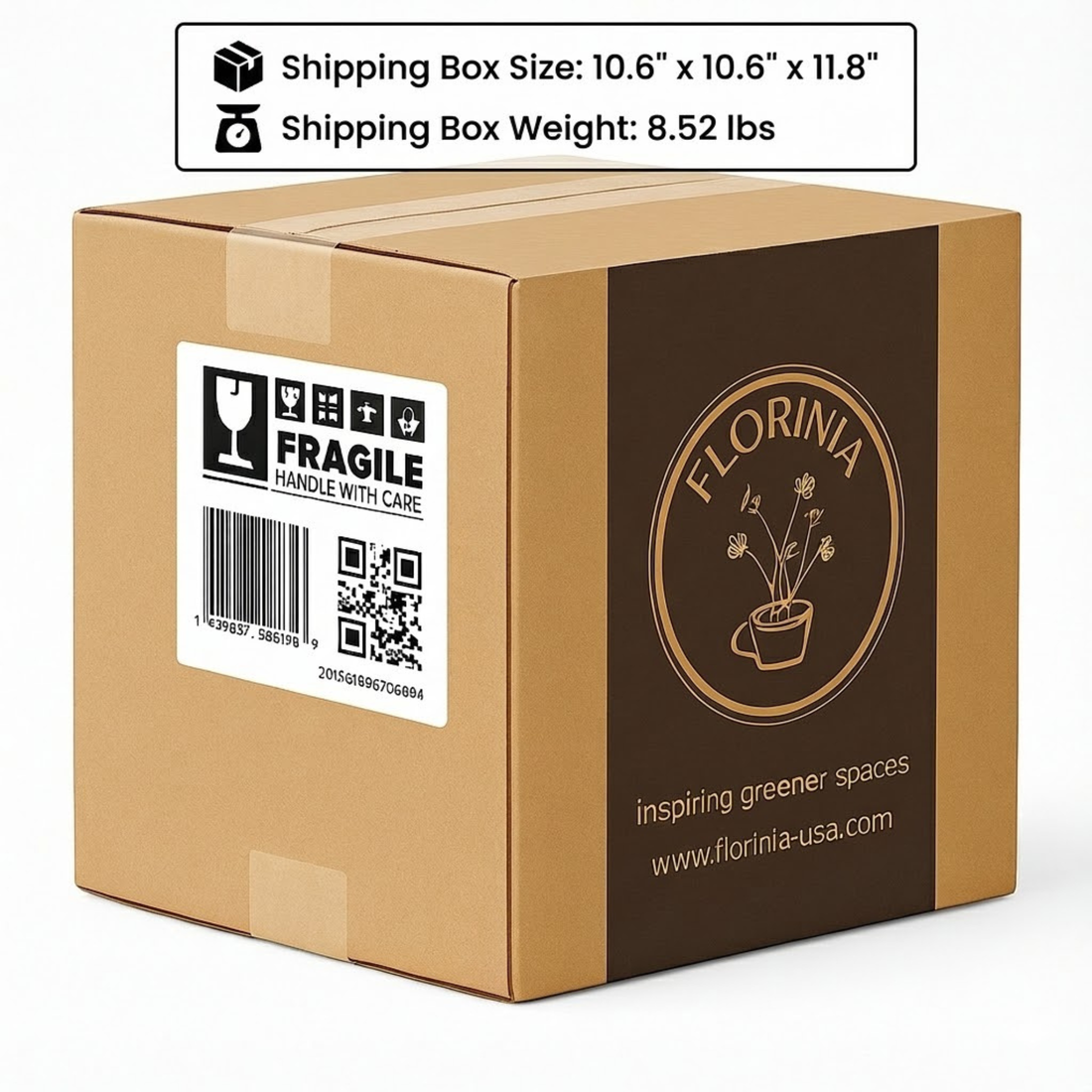 3-Piece White Ceramic Planter Pot Set with Fluted Design & Saucers