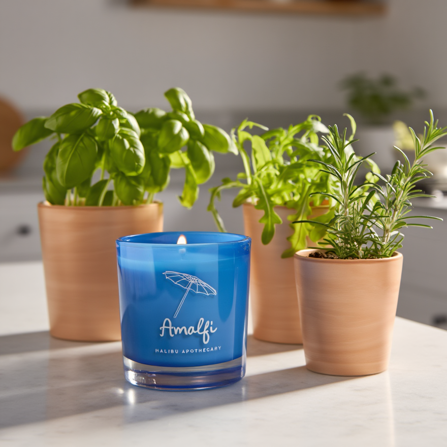 AMALFI • basil & arugula candles