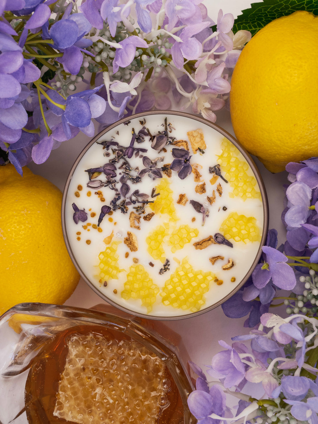 NECTAR Lilac Lemon Honey Candle