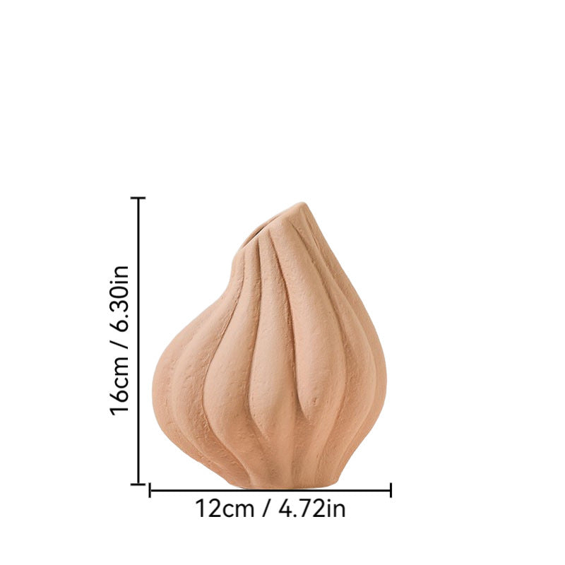 Soft Decoration With Misty Style Ceramic Vase