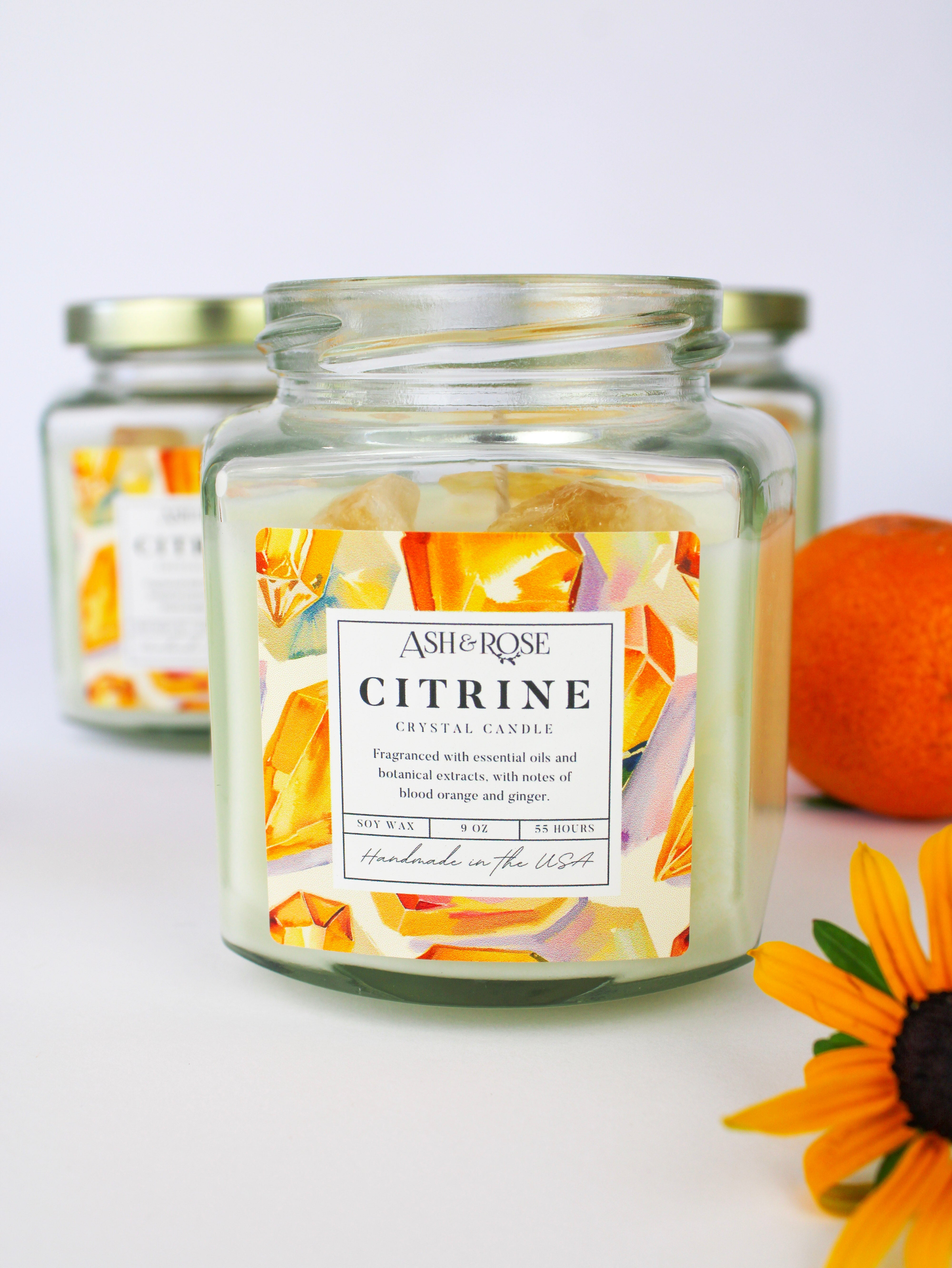 Floral breeze candle