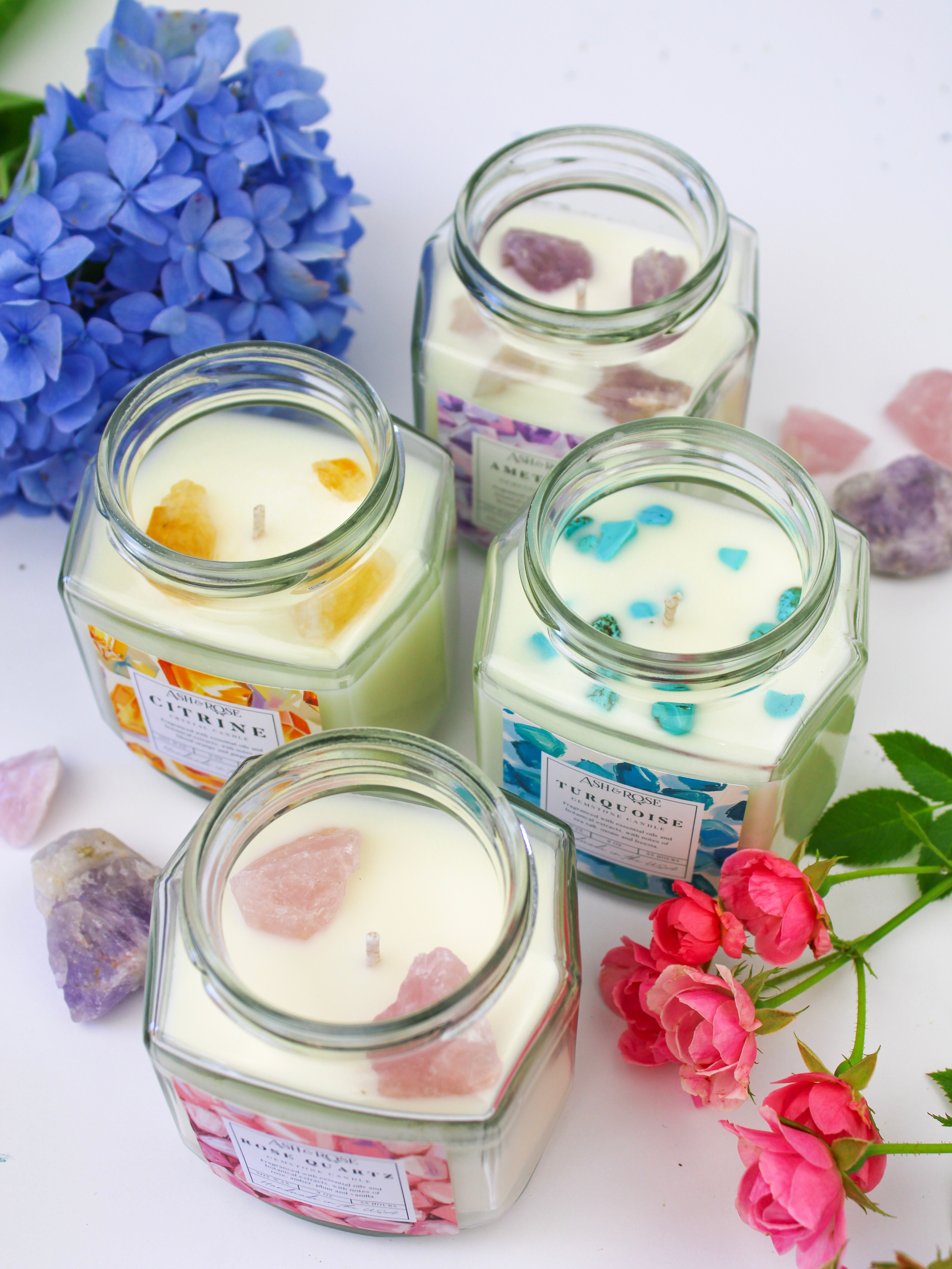 Floral breeze candle