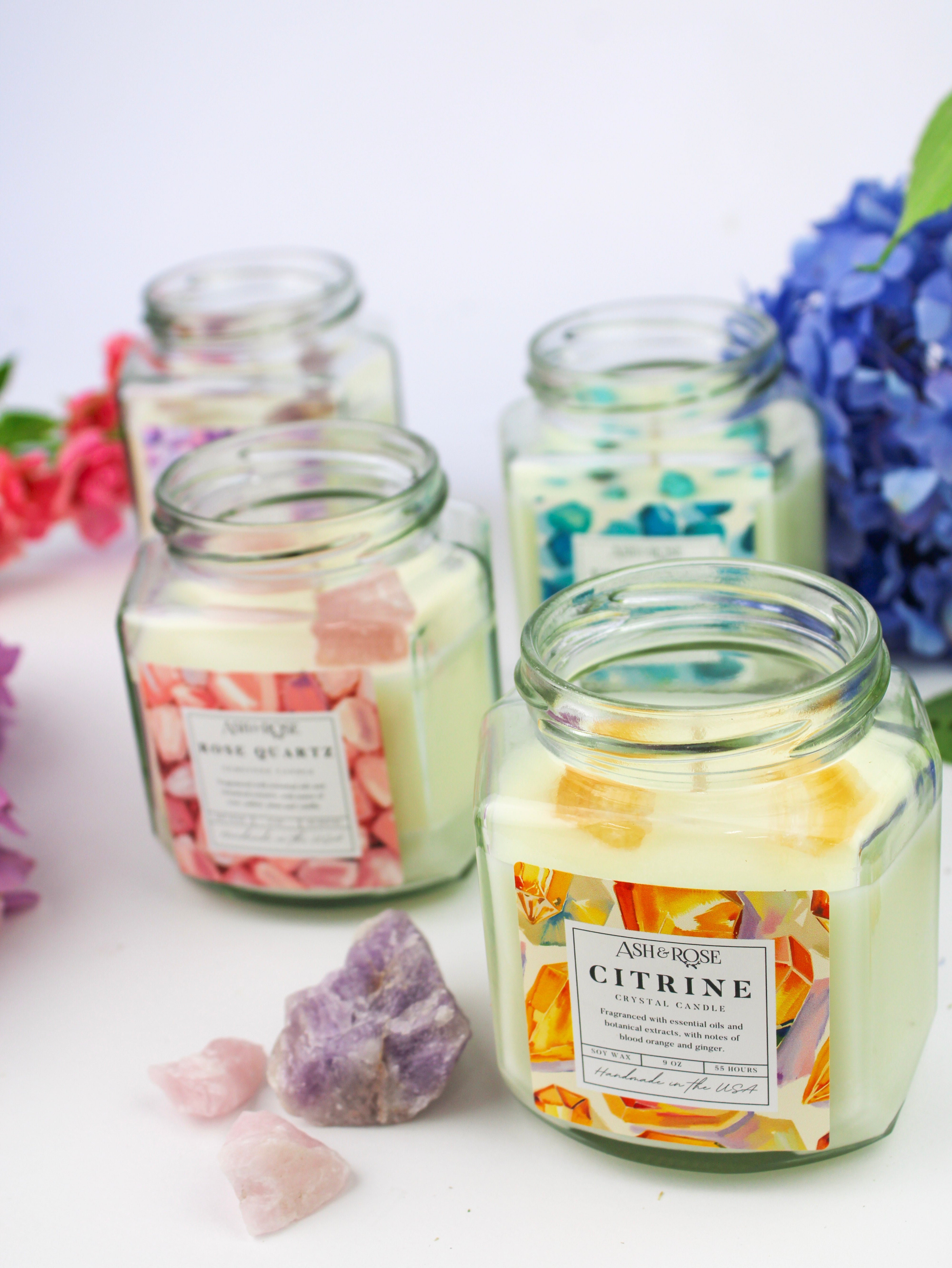 Floral breeze candle