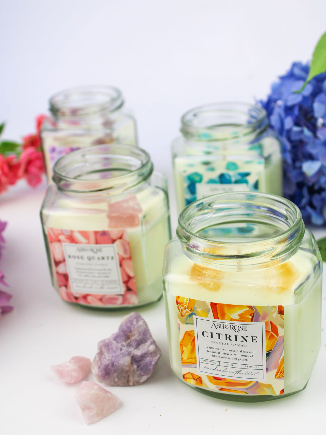 Floral breeze candle