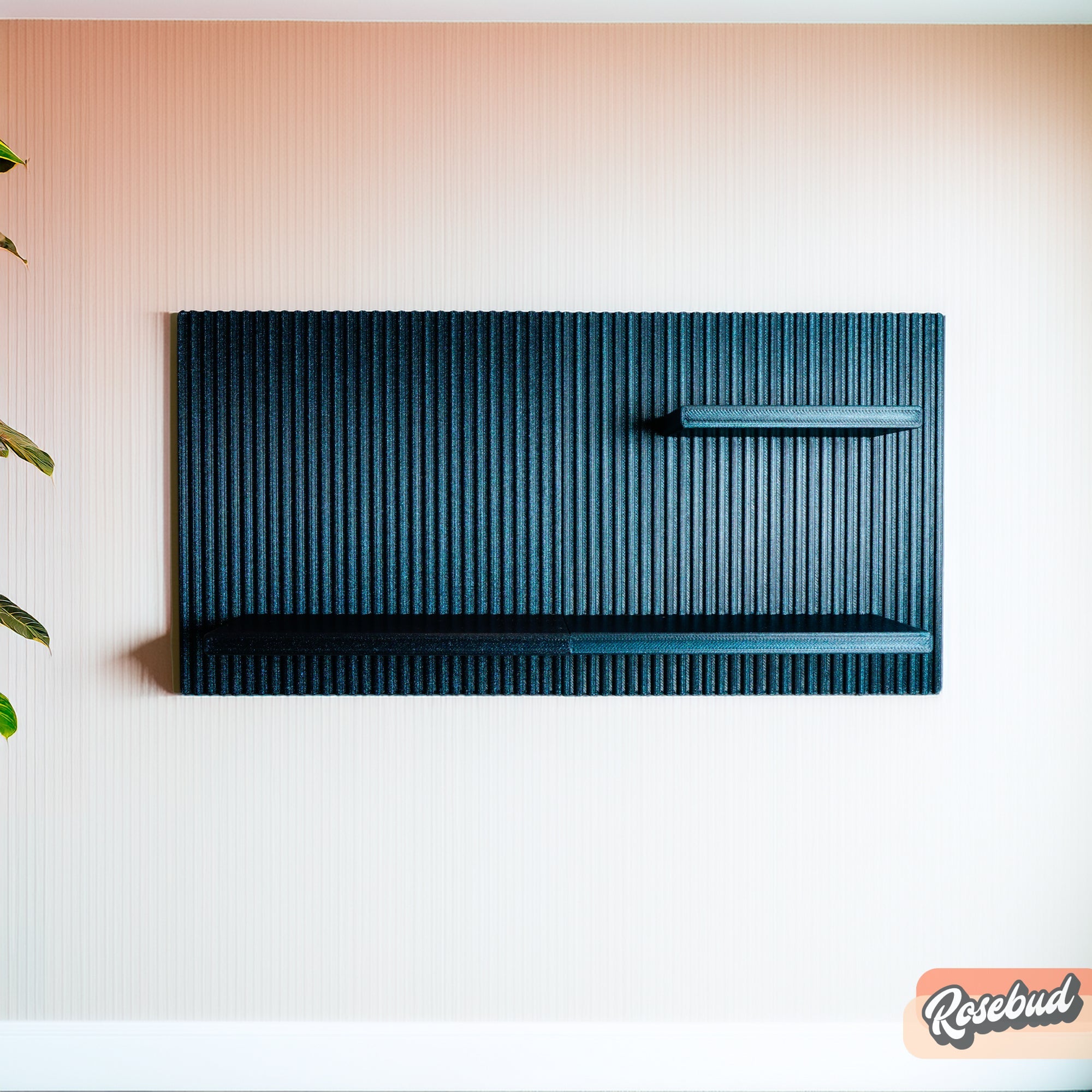 Modern Floating Wall Shelf, Unique Retro Home Decor