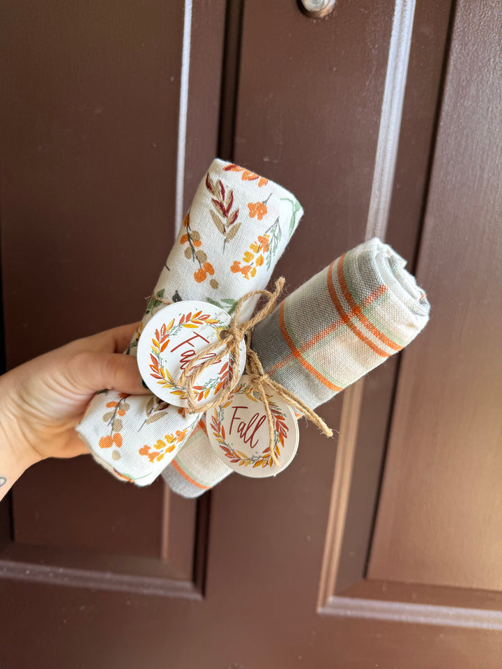Fall Dish Towels