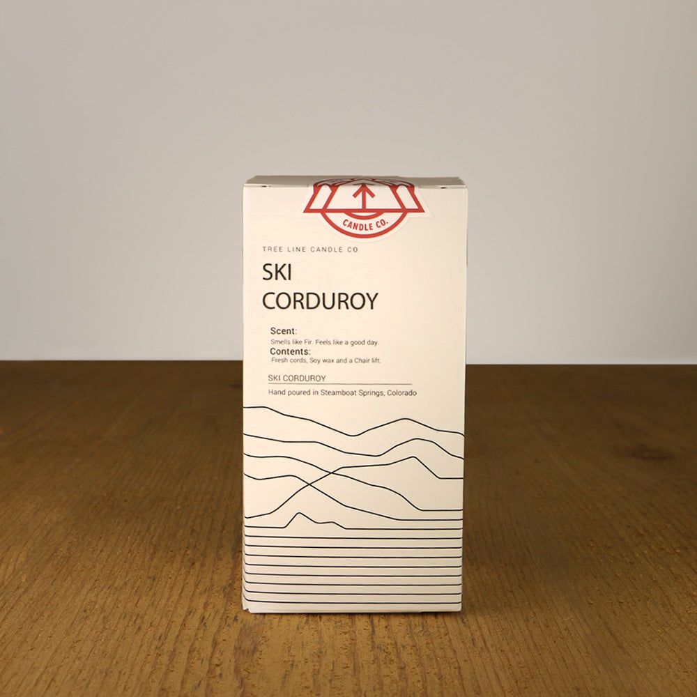 Ski Corduroy Candle