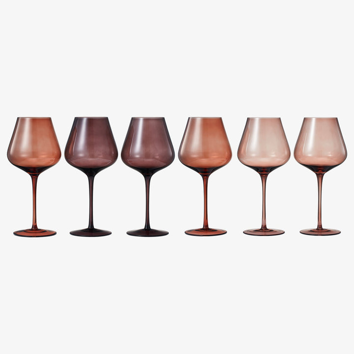 Fortuna Stemmed Wine Glassware, Set of 6