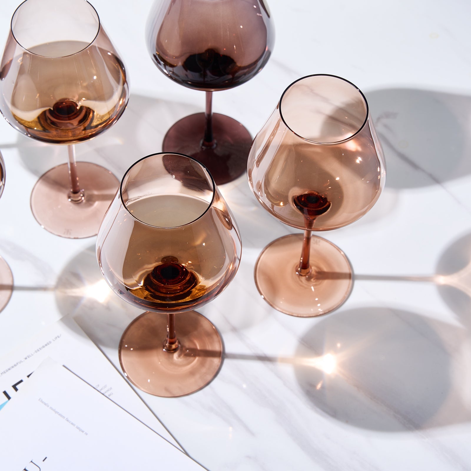 Fortuna Stemmed Wine Glassware, Set of 6