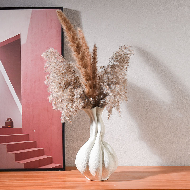 Soft Decoration With Misty Style Ceramic Vase