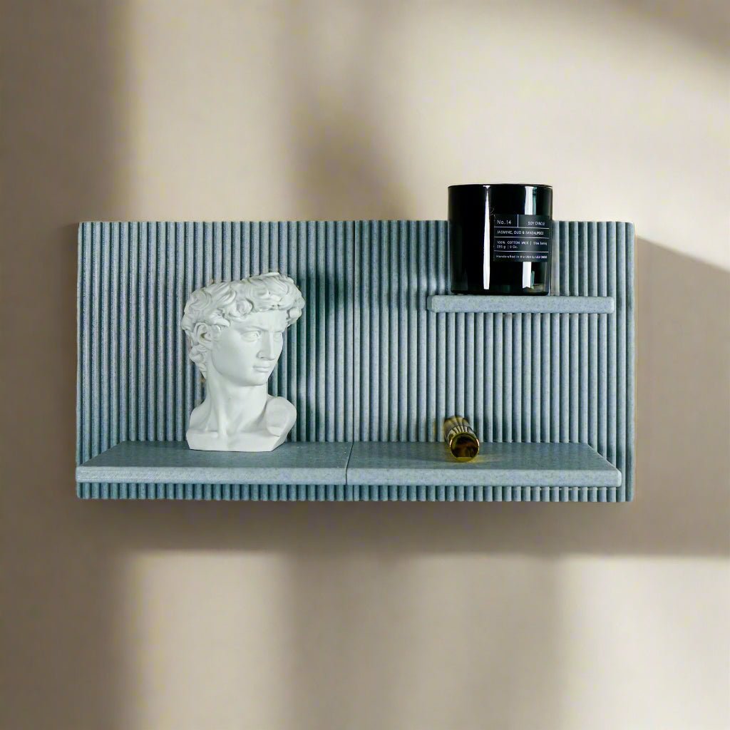 Modern Floating Wall Shelf, Unique Retro Home Decor