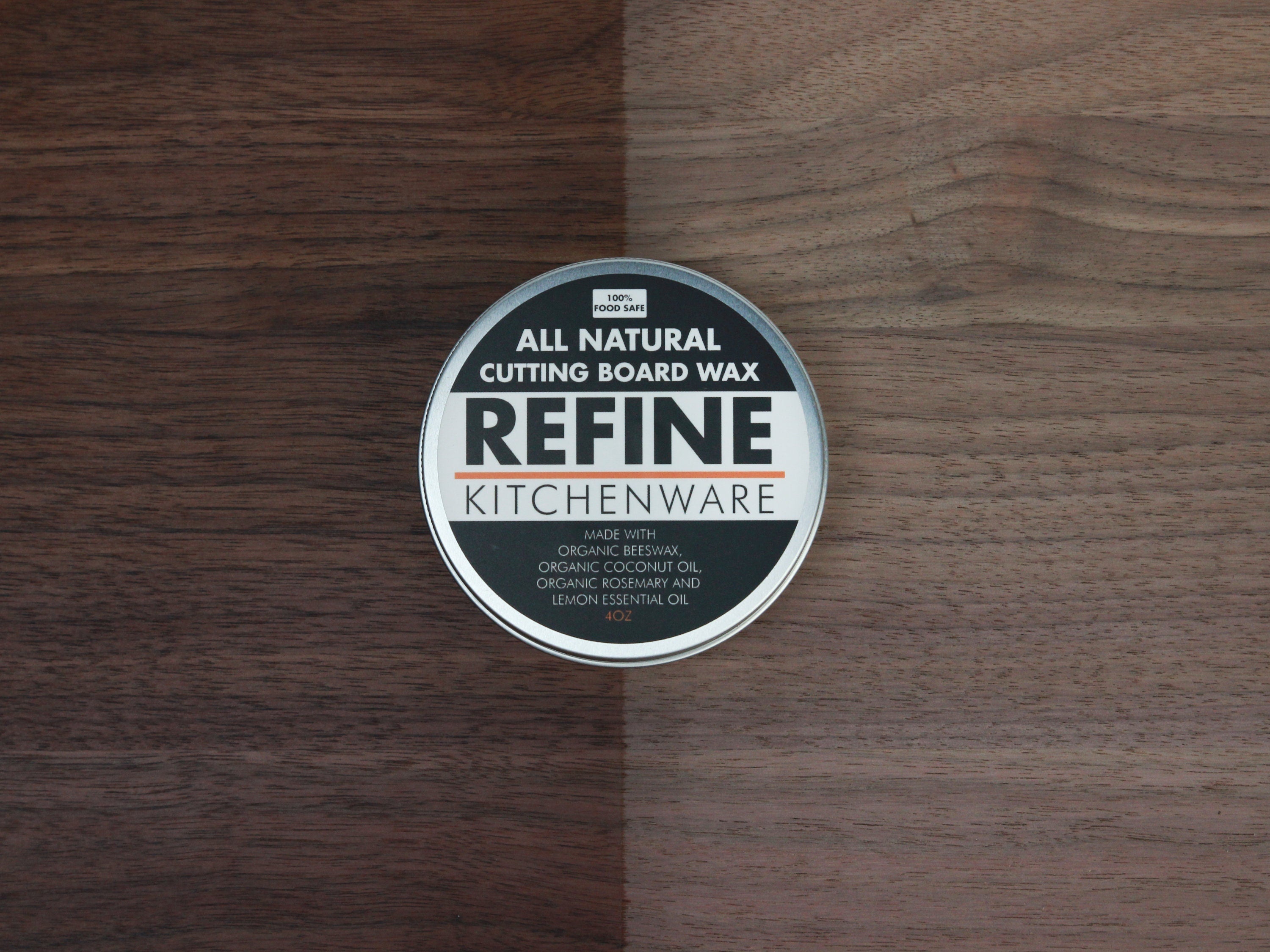 All Natural Cutting Board Wax, Handmade in the USA With Organic Coconut Oil and Organic Beeswax