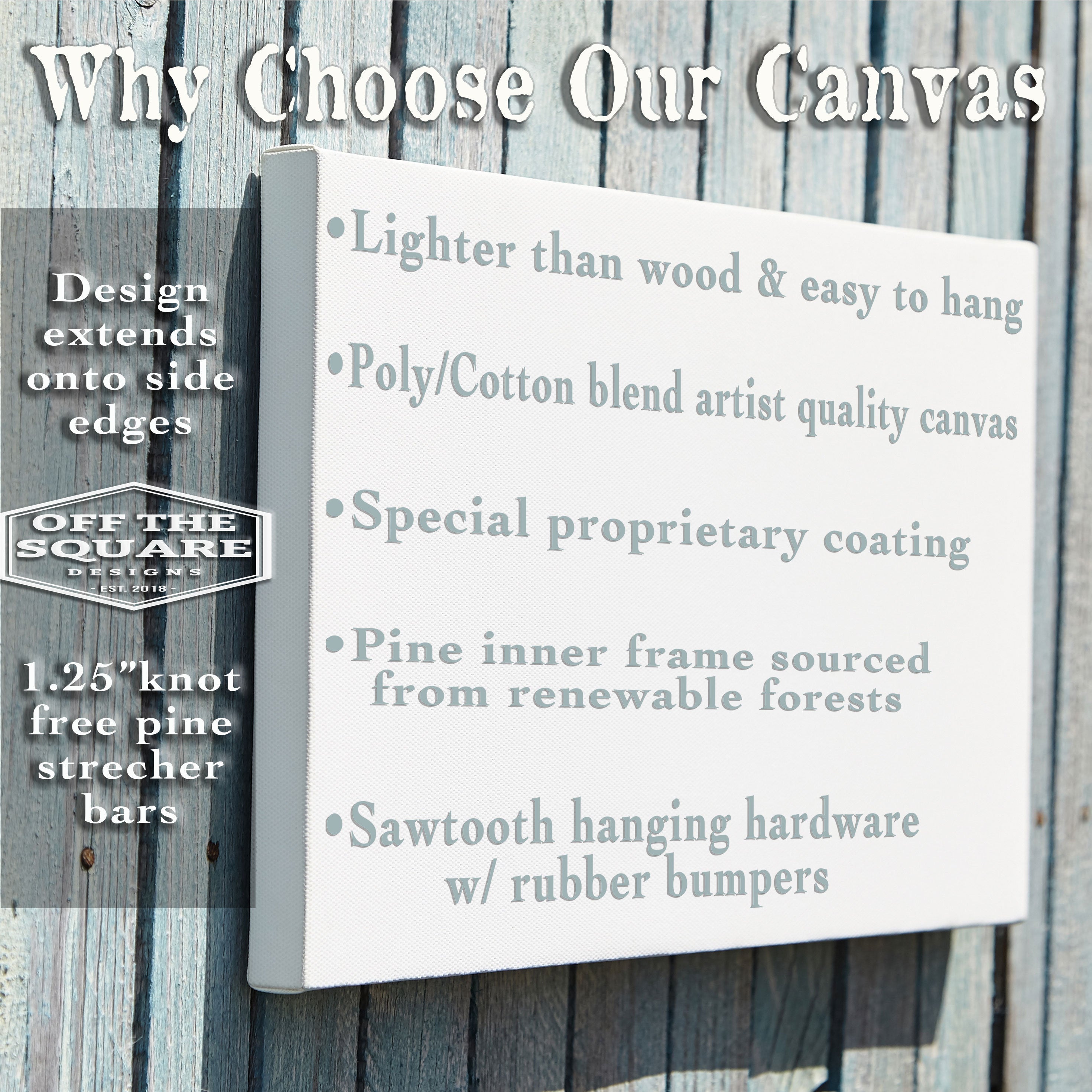 Personalized Rustic City Town Canvas Sign with Latitude Longitude Coordinates