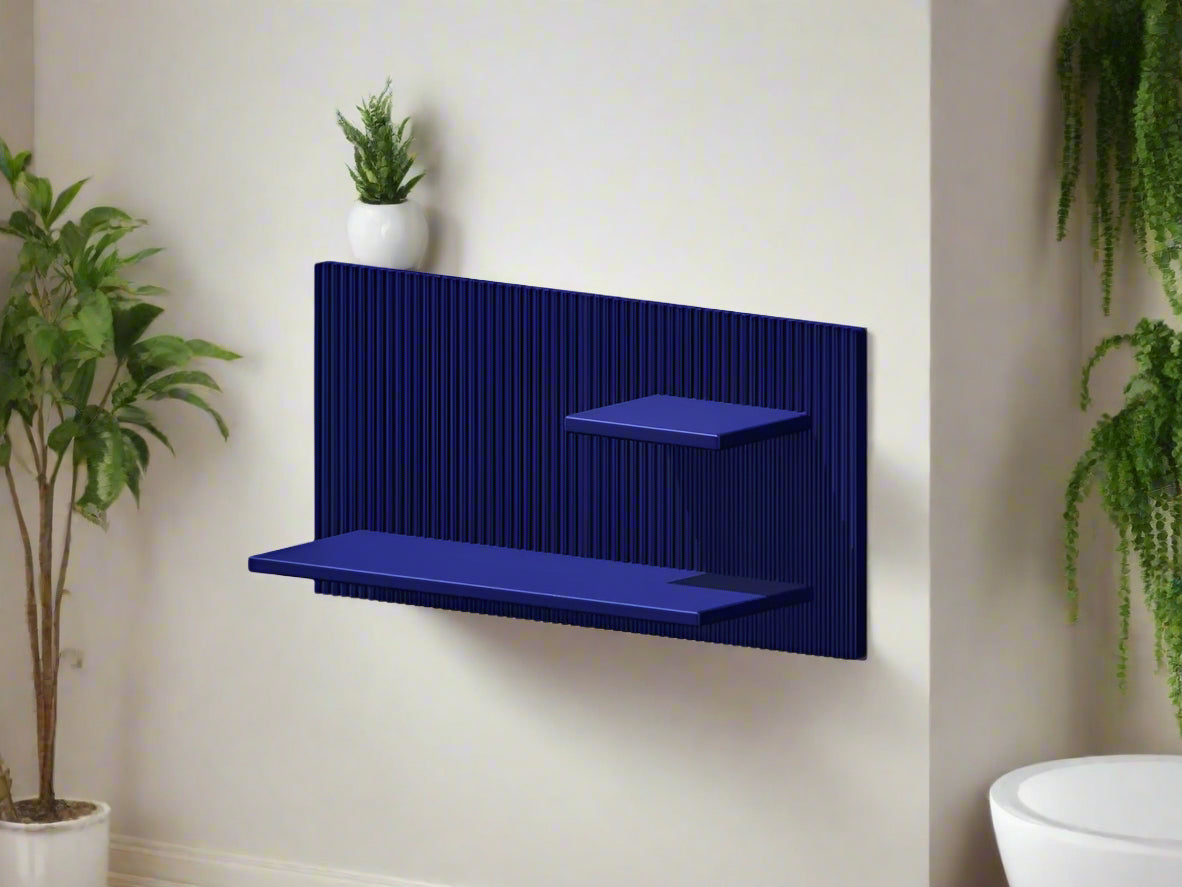 Modern Floating Wall Shelf, Unique Retro Home Decor