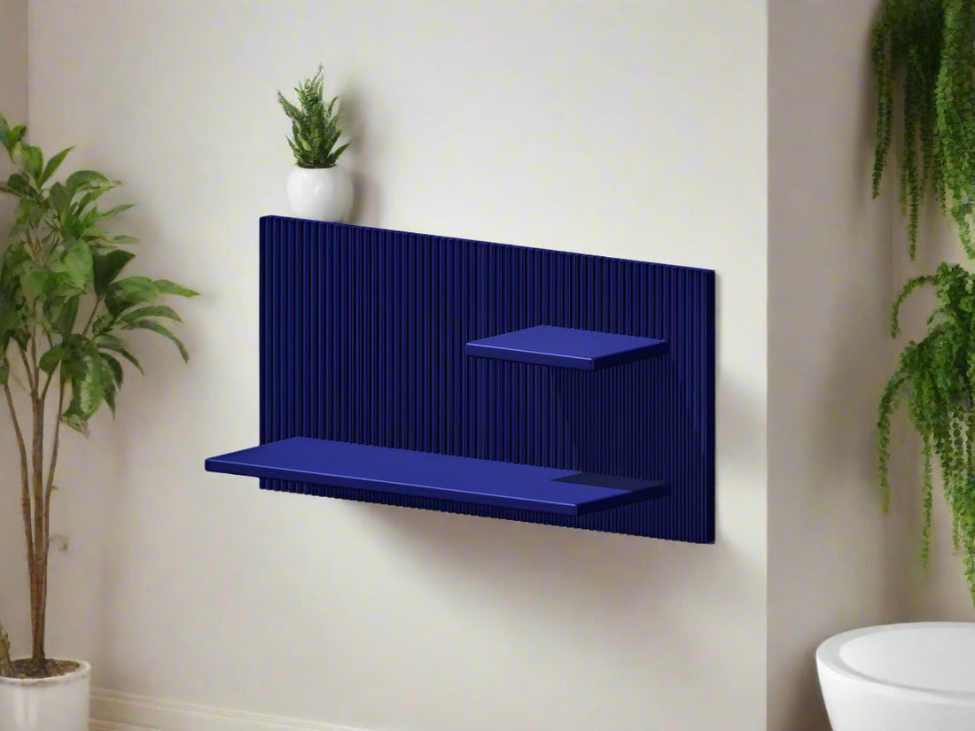 Modern Floating Wall Shelf, Unique Retro Home Decor