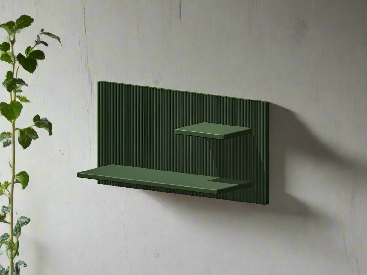 Modern Floating Wall Shelf, Unique Retro Home Decor
