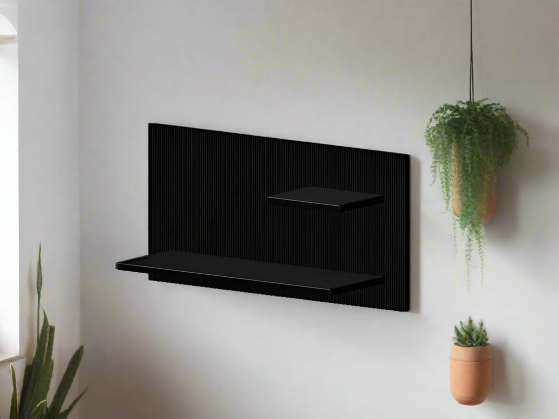 Modern Floating Wall Shelf, Unique Retro Home Decor