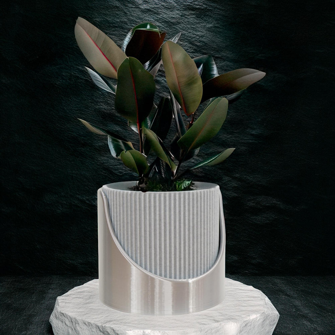 4 Inch Self Watering Planter, Large Indoor Outdoor Plant Pot with Drainage