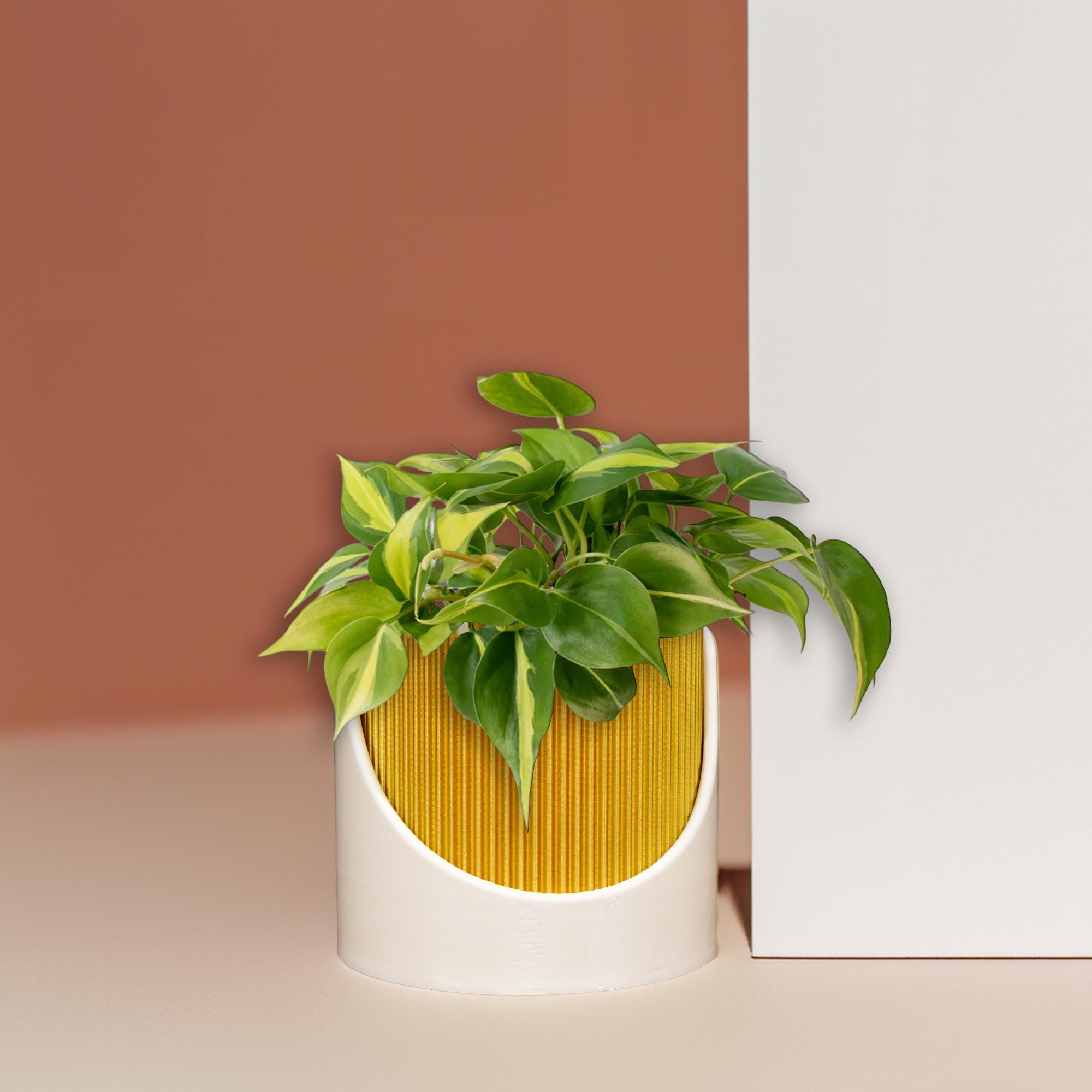 4 Inch Self Watering Planter, Large Indoor Outdoor Plant Pot with Drainage