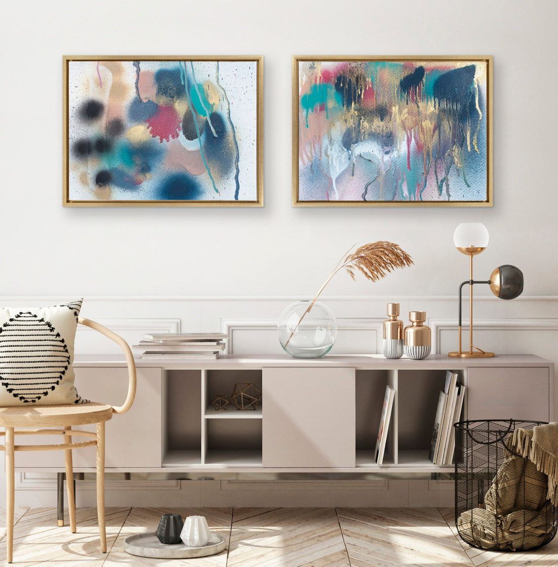 Sylvie The Sanaa Way Framed Canvas Set