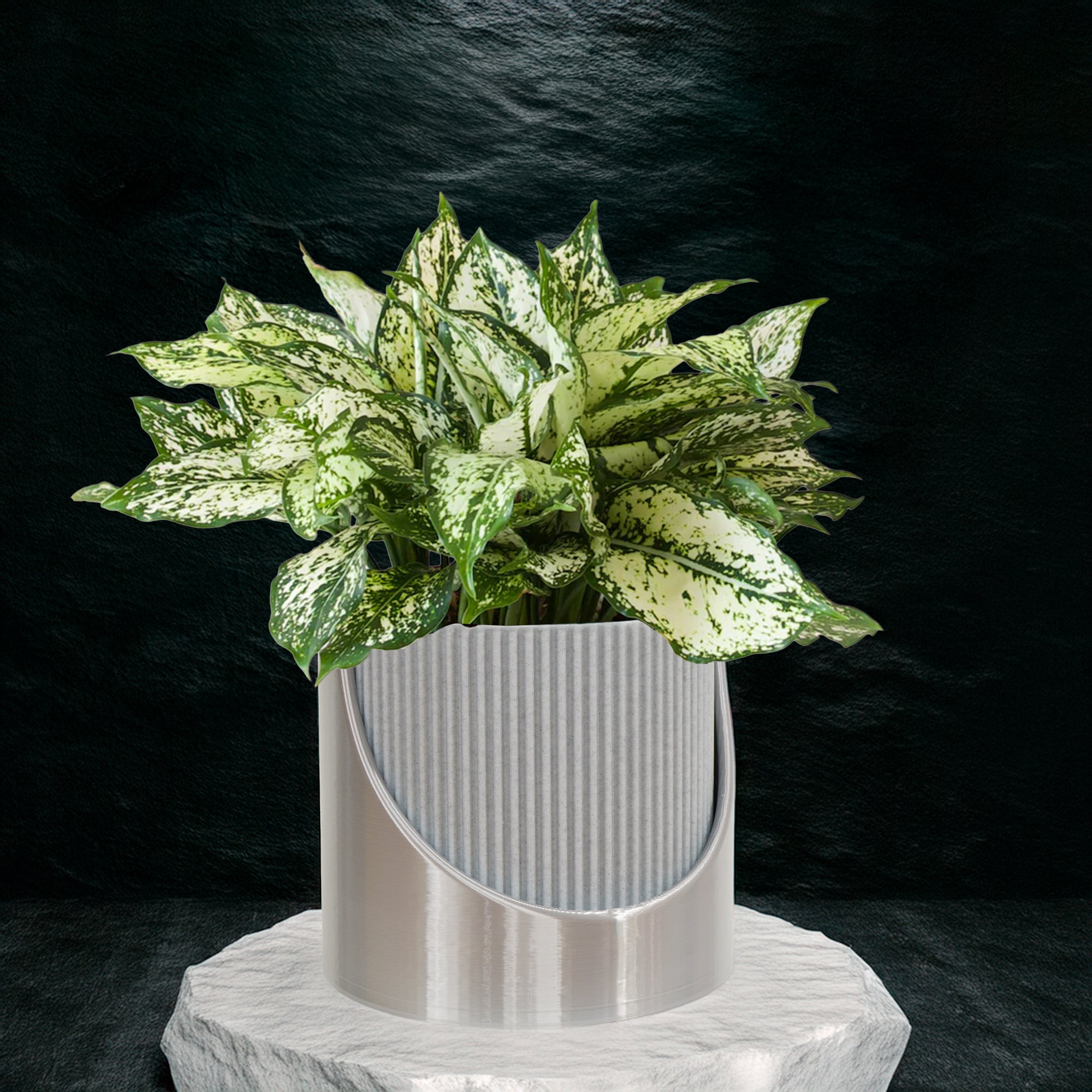4 Inch Self Watering Planter, Large Indoor Outdoor Plant Pot with Drainage
