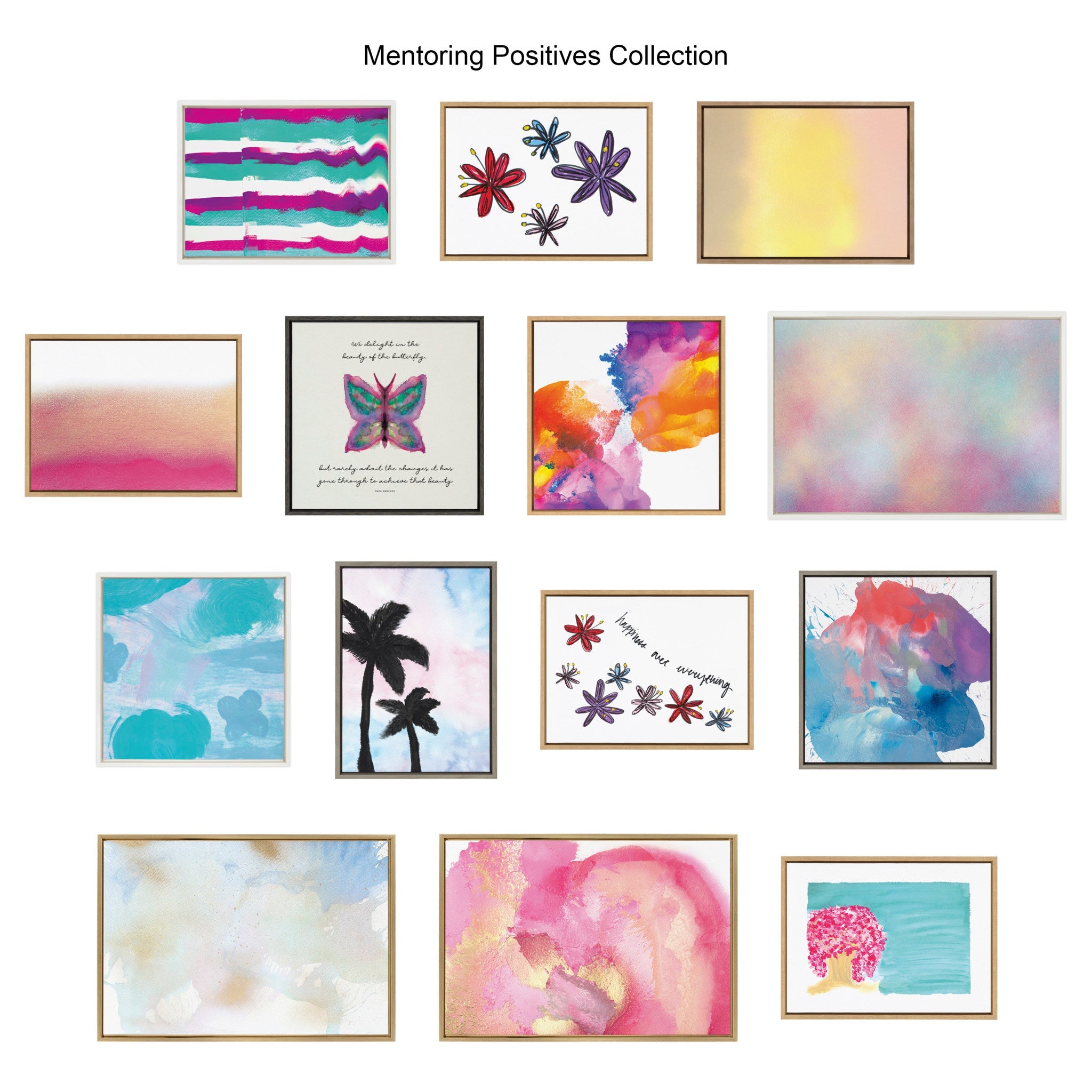 Sylvie The Sanaa Way Framed Canvas Set